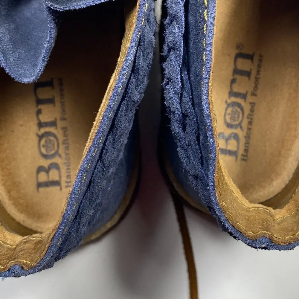 BORN Temple II Women Casual Boot Women's 6.5 US Navy‎ Braided Granola Earthy - Picture 9 of 10
